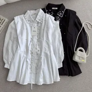 CANDY LADY Inava Beads Blouse / Kemeja Katun Wanita Terbaru Blouse Payet Cantik Bestseller