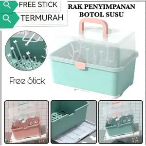 (2UNIT = 1KG) RAK PENGERING BOTOL BAYI ANAK MBTOK 156 - PERLENGKAPAN BAYI - PENGERING BOTOL SUSU/GELAS SERBAGUNA,