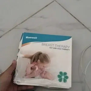 Momwell 2Pcs Breast Pad Breast Relaxant Penampung Kompres Plastik Asi Kompres Payudara Menyusui tempat  asi pumping alat  pijat