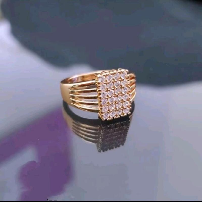 Cincin Wanita Dewasa Motif Full Permata Cantik Lapis Em*s 18k 1