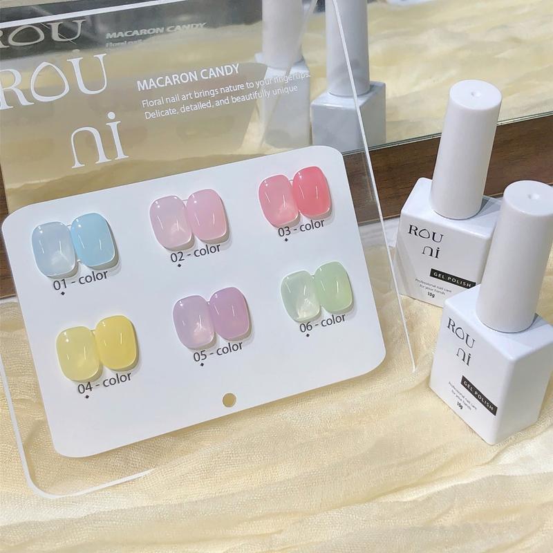 ROUni Sơn gel màu thạch kẹo trong suốt ngọt ngào màu sắc đa dạng độc đáo chuyên dụng cho ngành nail