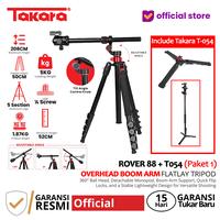 Gambar Takara Rover 88 Overhead Tripod Monopod Boom Arm Support Flatlay with 360 Ball Head for Camera, Smartphone, etc - Tripod Only dari Takara Indonesia Kota Tangerang 1 Tokopedia
