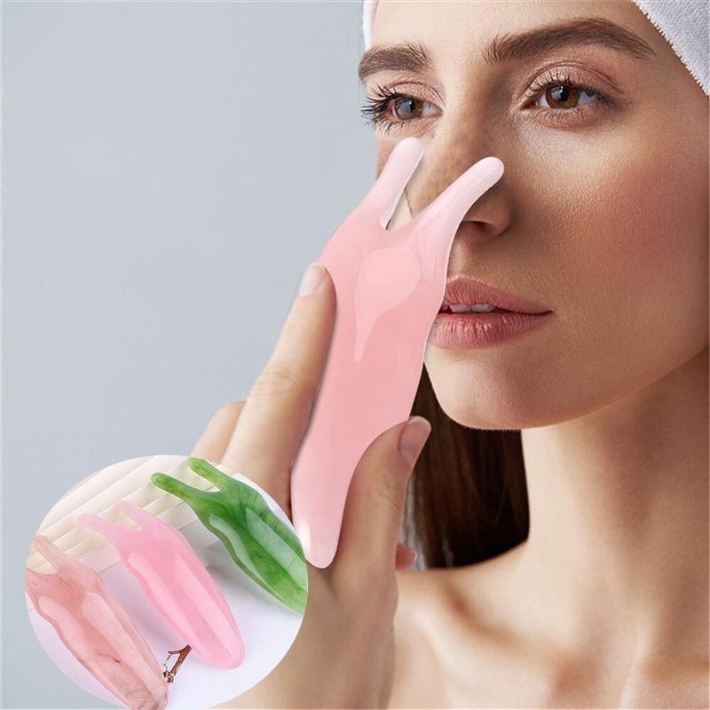 Promo Kecantikan // Alat Pijat Gua Sha Board Kristal Alami Untuk Kepala Hidung Dan Mata 4