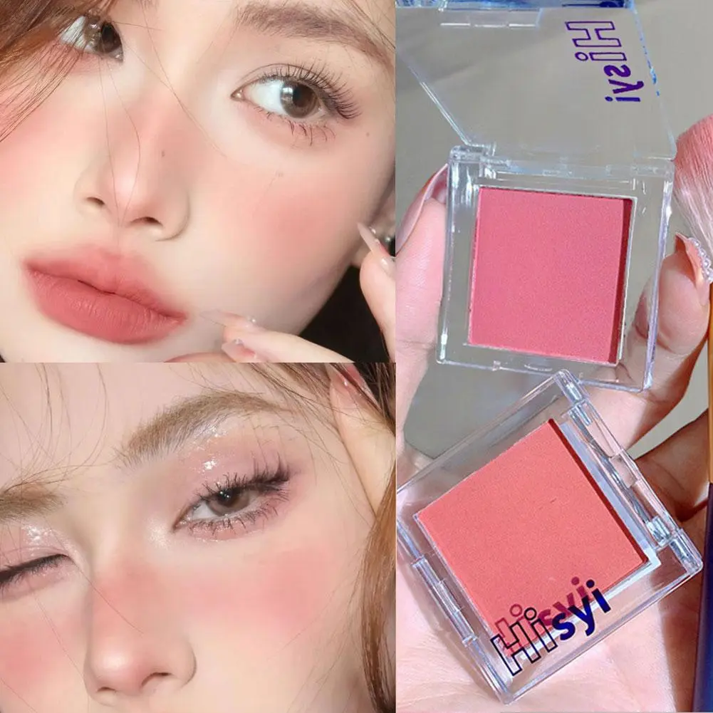 Blush Powder Long Lasting Blush High Pigment Natural Face Makeup Light Colors 6 N4L8