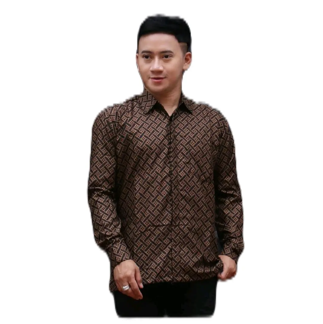 kemeja batik pekalongan pria lengan panjang batik terbaru laki laki dewasa motif bestseller