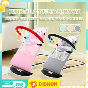 [Pengiriman Gratis] Bouncer Bayi Kursi Ayunan Bayi Lipat/ Baby bouncer Infant seat Tempat Tidur Bayi Goyang/mainan anak laki laki/ mainan anak perempuan
