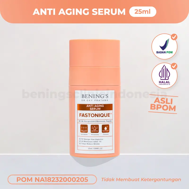 (Live Special dr. Oky Pratama) Bening's NEW Anti Aging Serum I Mengurangi Kerutan Wajah 0