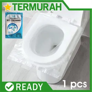 Alas Duduk Kloset Travel Toilet Seat Cover Plastik Closet Disposable TRAVEL