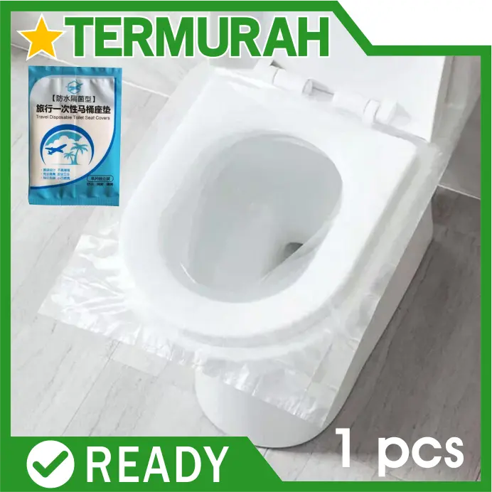 Alas Duduk Kloset Travel Toilet Seat Cover Plastik Closet Disposable TRAVEL