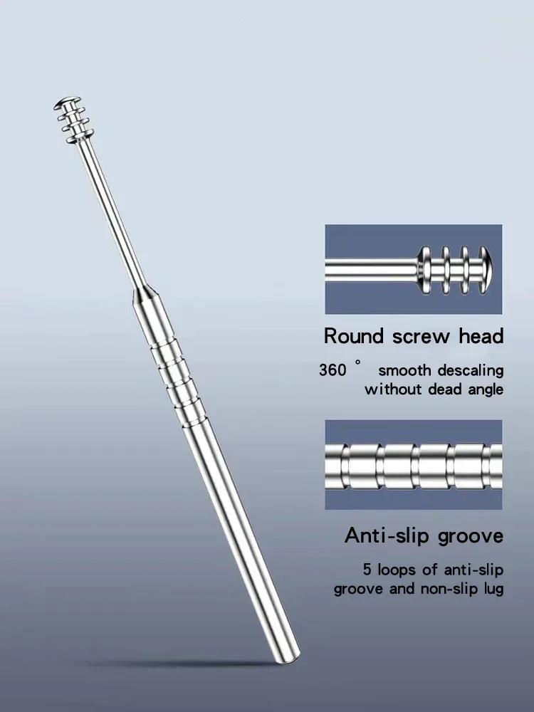 Product Introduction of 6PCS Stainless Steel Earpick Ear Cleaner Spoon Ear Care Cleaning Tool Earwax Removal Kit Ear Pick Remover Clean Health Tools Brush 24