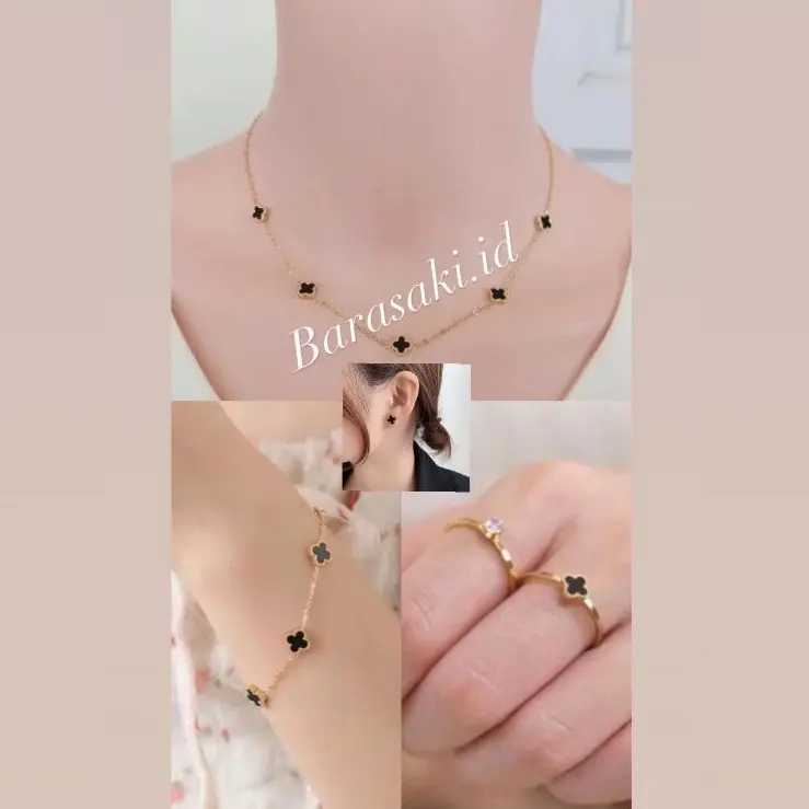Set Kalung Titanium Wanita Terlaris Kekinian - Model Terbaru Perempuan 5