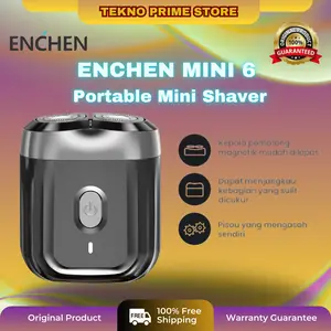 Enchen Mini 6 Portable Mini Shaver Alat Cukur Jenggot Elektrik Waterproof Original