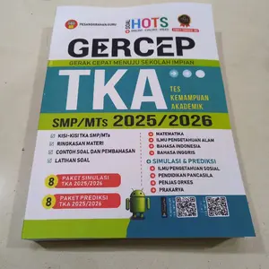 BUKU GERCEP TKA SMP MTS 2025 2026 SOAL HOST PASANGGRAHAN GURU BEST SELLER