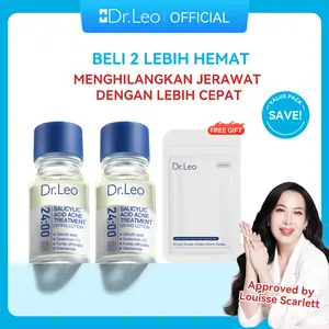 【NO】Dr.Leo Acne Buster Salicylic Acid Drying Lotion 10ml*2PCS – Precise Anti-Acne Formula, Shrinks Acne in 1 Hour, Fades Marks, Controls Oil for Acne-Prone Skin