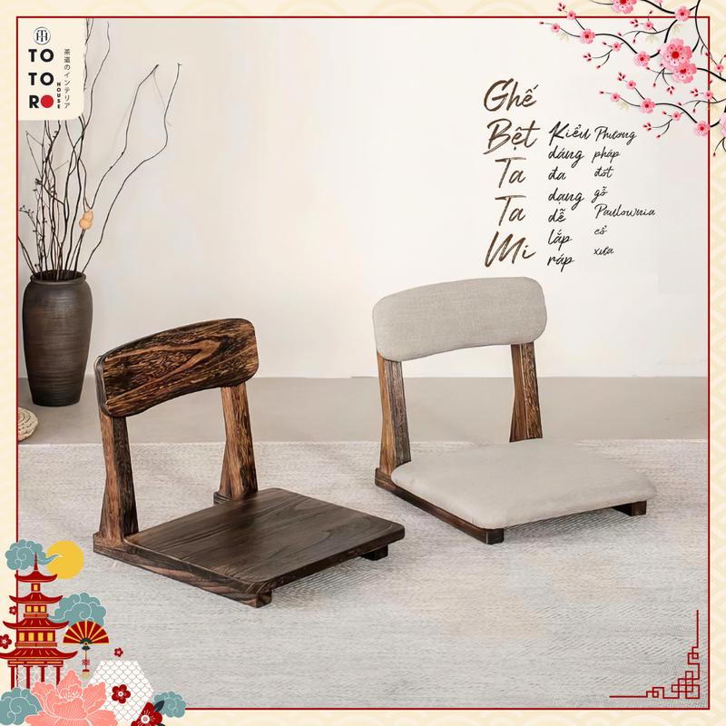  Ghế Bệt Tatami Ghế Tựa Ngồi Bệt Kiểu Nhật Đơn Giản Ghế Tựa Lưng TOTOROHOUSE 