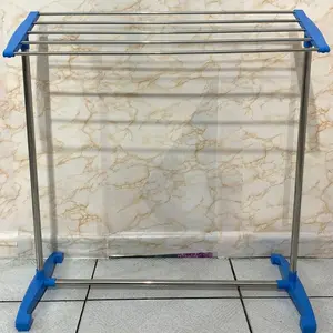 SHENAR JEMURAN HANDUK BERDIRI /  SUNNY JEMURAN HANDUK PAKAIAN STAINLESS STELL MULTIFUNGSI KUAT KOKOH Besi Plastik Rak Anti Karat