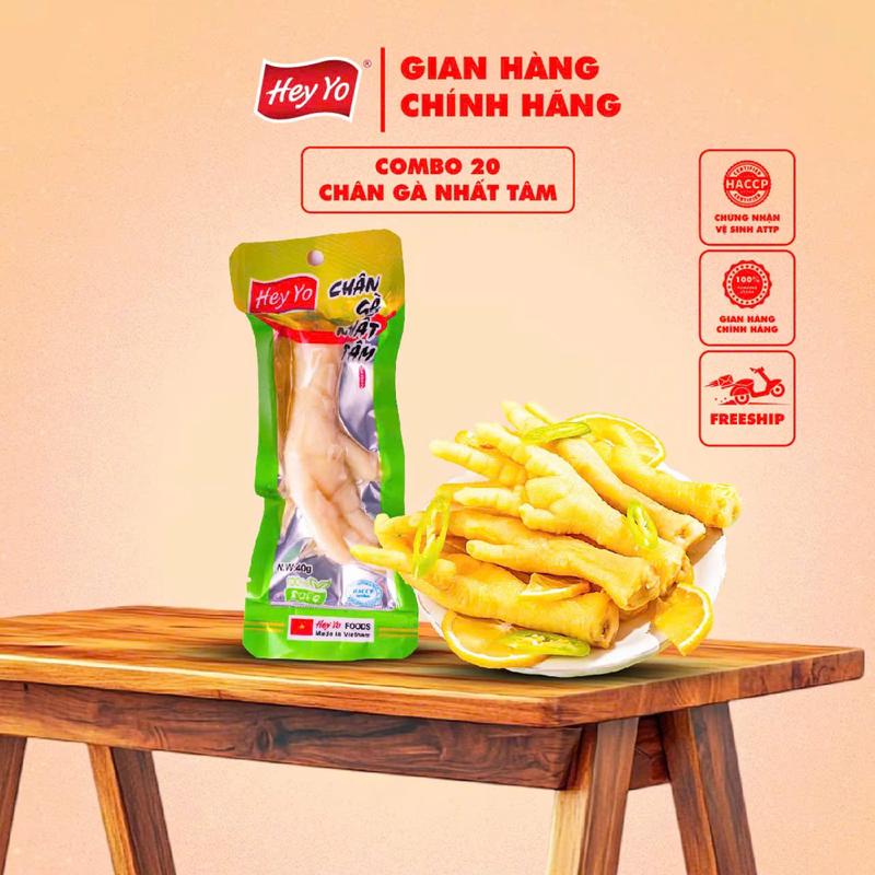 Hey Yo COMBO 20 Chân Gà Cay Nhất Tâm Hey Yo Food Thơm Ngon Giai Giòn Ăn Vặt Food Chân Gà Tươi Ngon Hấp Dẫn Chất Lượng Cao