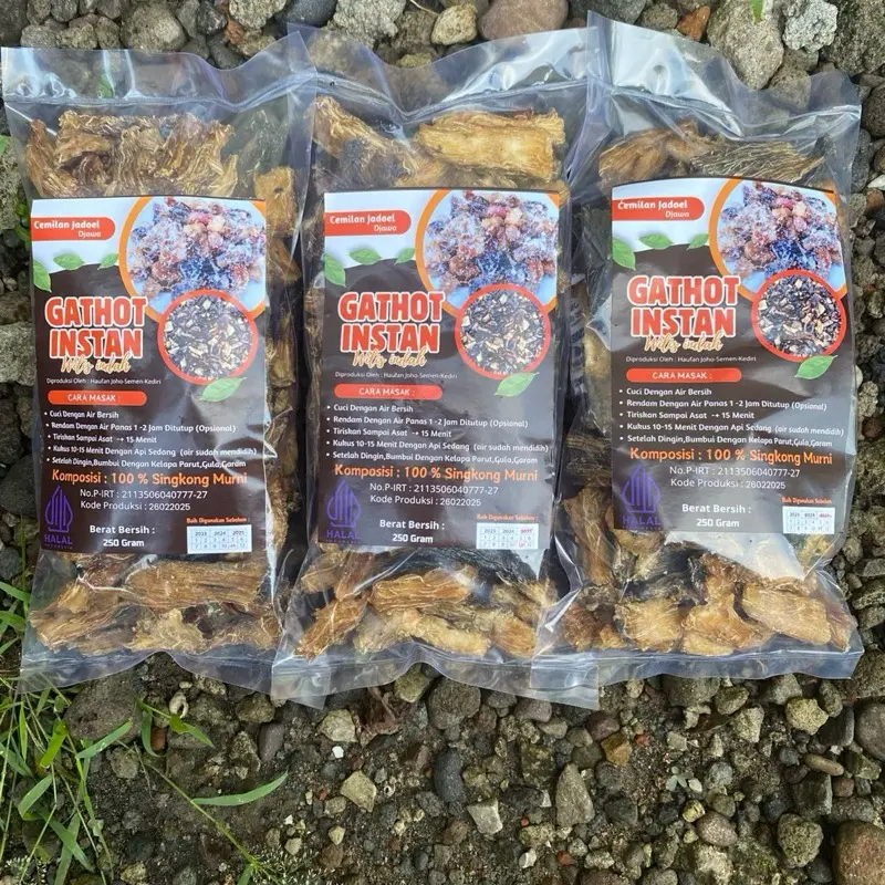 Paket makanan Legend isi 3 Macam @250gram (gatot,ampok,tiwul) 2