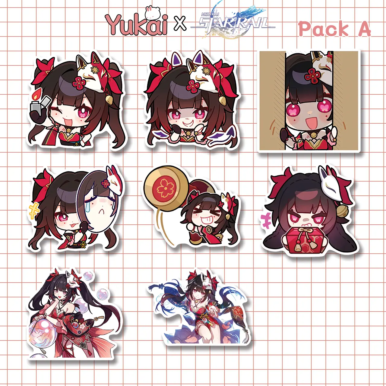 Stiker Sparkle Honkai Star Rail (HSR) Premium, Sticker Anime Waterproof