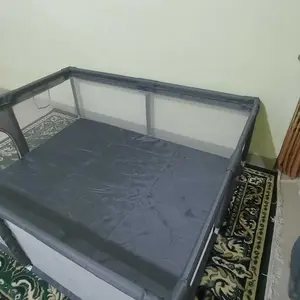 [Hadiah spesial]Playpen Anak / Pagar Bayi (120x180cm) - Area Bermain Luas untuk Berbalik/Warna Abu-abu/ Biru/GRATIS Pembatas Kasur/ Mainan Mandi Bola/Material Lateks/ Aman untuk Bayi