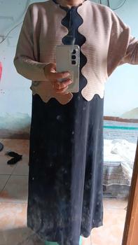Product Review of Soraya Moeslim Cardi Azura Mix Inner Premium Dress mewah Wanita Dewasa Remaja Pesta Lebaran Cardigan Muslim waffle Santai Kardigan Outer Panjang Casual Kondangan Baju from A**i 2