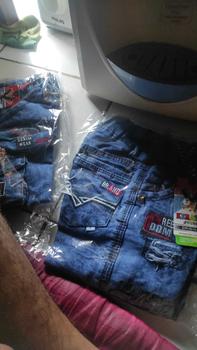 Product Review of Celana Jeans Anak-Anak Cowok Pendek Wonderfull WF Import Snow Blue - Grosir Murah from T**t 3