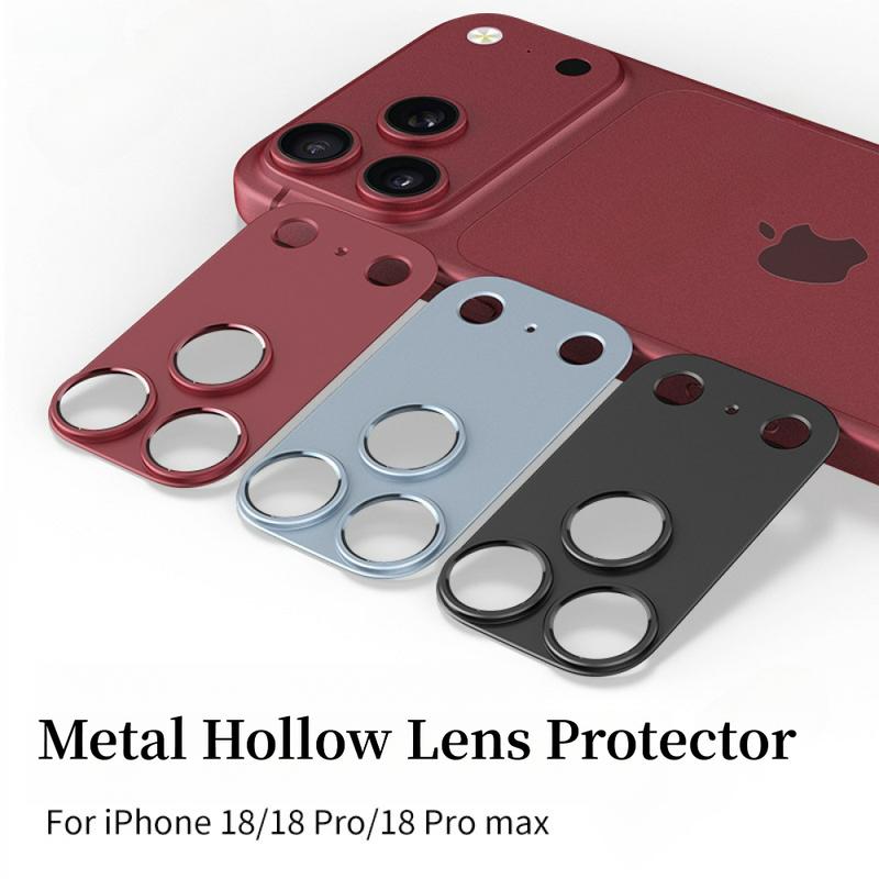 Mẫu mới phù hợp với iPhone 18 Pro/iPhone 18 Pro Max, màng bảo vệ ống kính kim…