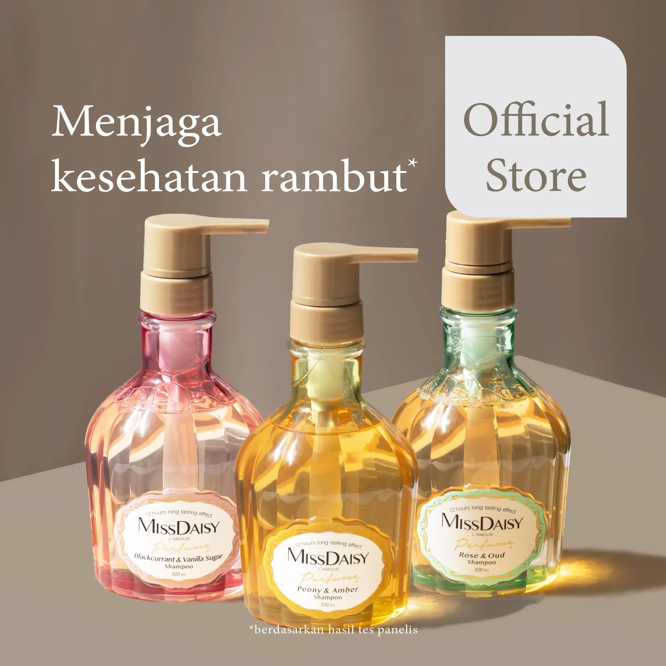 [SHAMPOO] MISS DAISY 500ml | Anti Ketombe | Rontok | Lepek | Berminyak | French Perfume Shampoo | BPOM | Gentle Shampoo