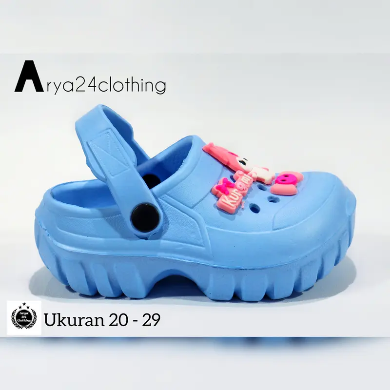 New Hilo's Sandal Anak Perempuan Model Tali Belakang selop Karakter Kuromi 5