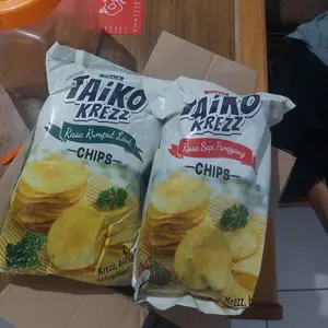 COD HALAL/Taiko Krezz Chips/Keripik Kentang/Cemilan/Promo Murah/Rasa Daging Sapi/Rasa Rumput Laut/Keripik/chips/renyah dan lezat/bahan baku berkualitas/Crispy Chips/Potato/Snack/Kripik