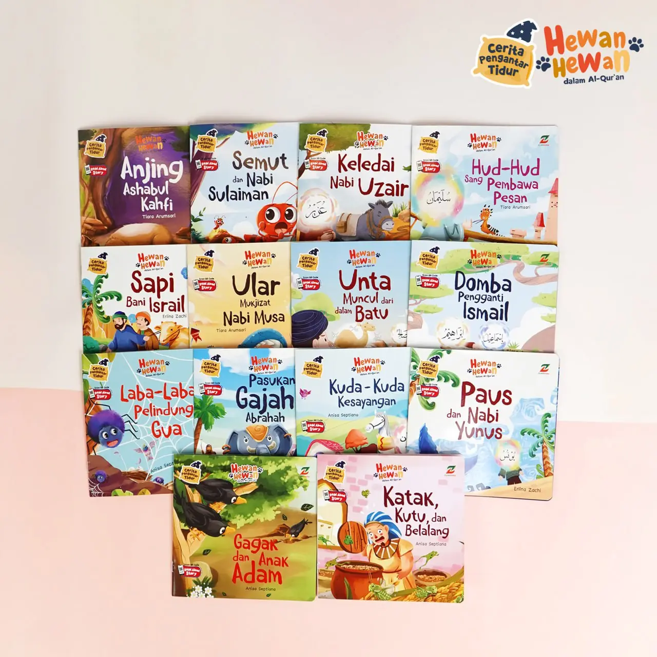 (ISI 14 BUKU) Cerita Pengantar Tidur Hewan-Hewan dalam Al Quran Anak Books