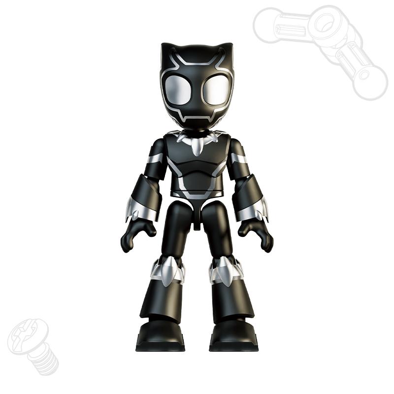 Mainan Blokees Figures-Spider Man AL02, Lisensi Asli, Black Panther - T'Challa, Hulk Toys spiderman robot action 2