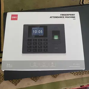 [Special Price] Deli Mesin Absensi Sidik Jari Kapasitas 1200 Bahasa Indonesia Laporan Otomatis ES151