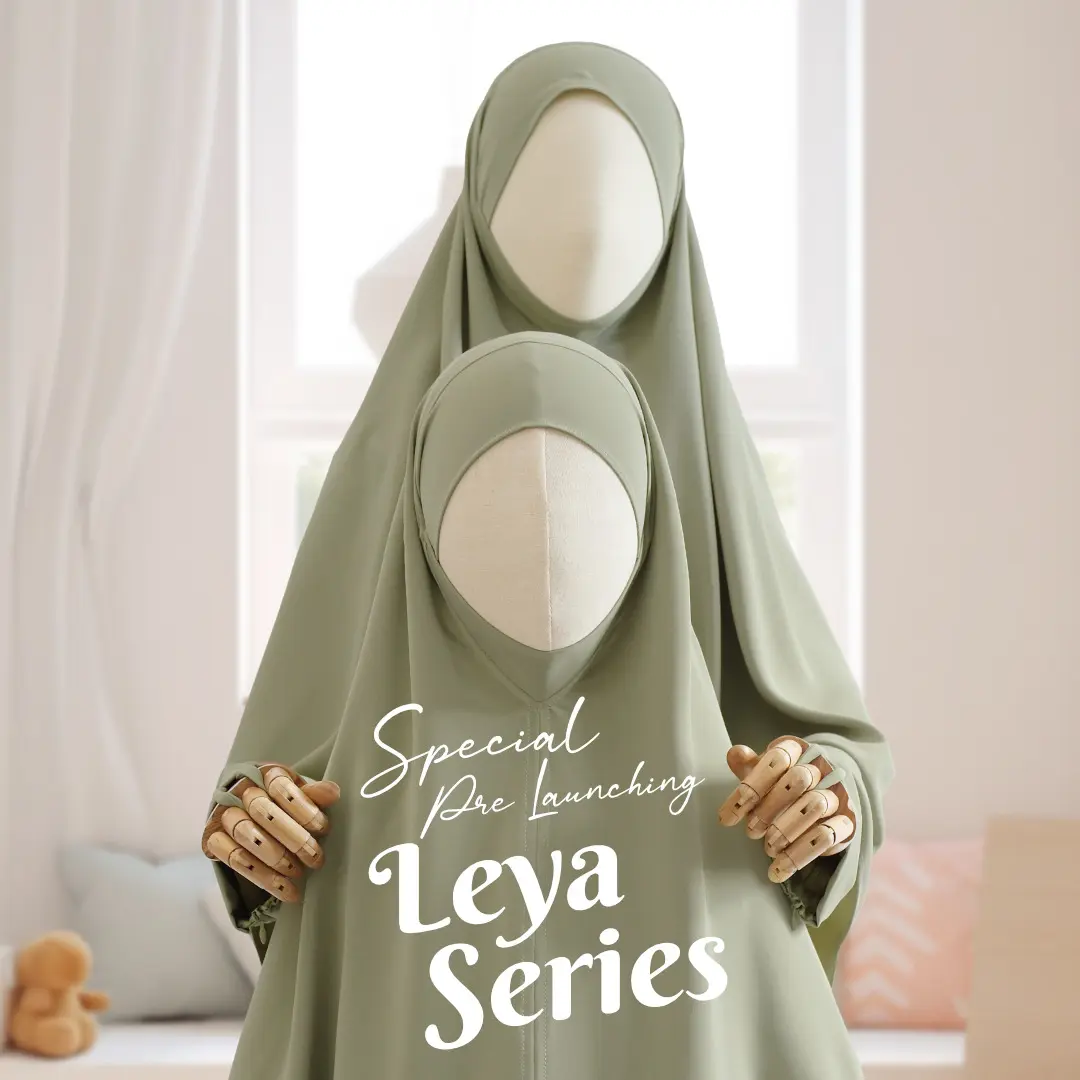 Leya khimar bandana khiban silk dewasa syari muslimah
