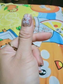 Product Review of B735 kuku palsu pendek fake nails pendek bunga warna soft simple elegan from P**9 0