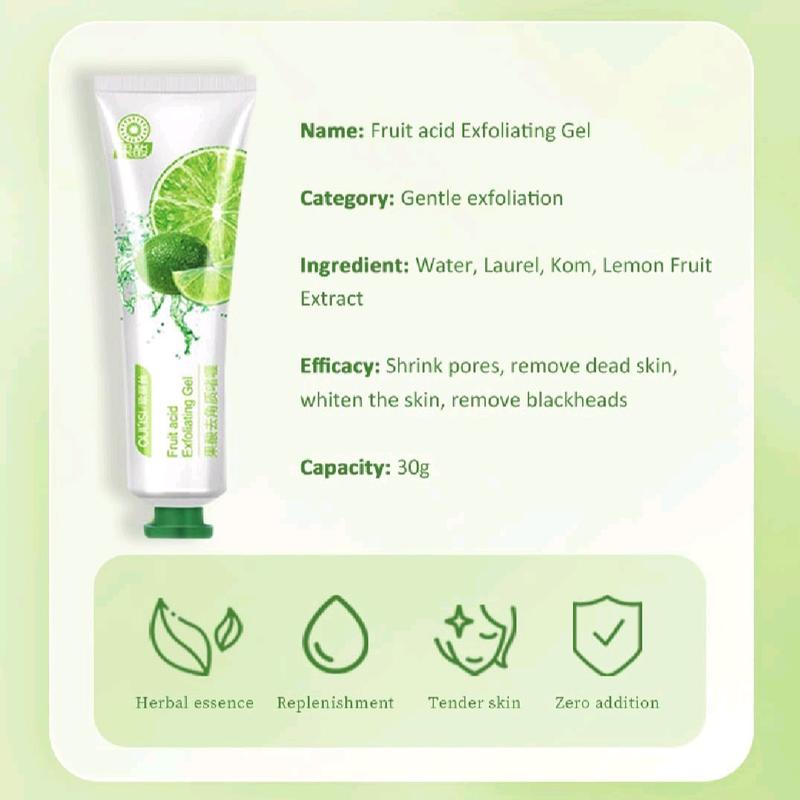 Gel Exfoliating Asam Oulisi Pencerah Perawatan Wajah Essence 30g - Kering 0