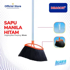[PROMO LIVE] [COD] DRAGON Sapu Lantai Manila Hitam Gagang Besi 90cm Pembersih Lantai SP148