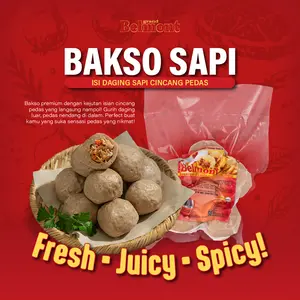 Grand Belmont Bakso Sapi Isi Cincang Pedas Fresh Juicy Spicy Daging Sapi Cincang Pedas