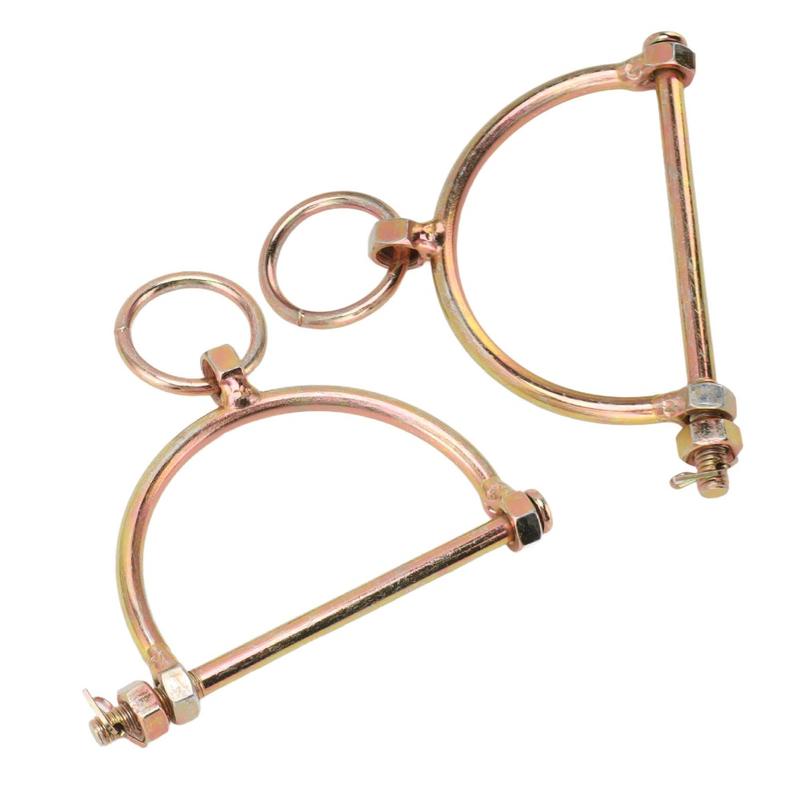 WFY Pets 2 cái Tiện lợi Thép không gỉ Nhẫn mũi bò Chống gỉ sét Nhẹ Nhẫn mũi gia…