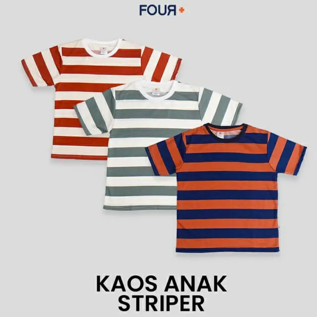 paket usaha kaos anak dapat 12pcs baju fashion polo