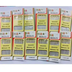 12 Pcs Jarum Jahit Tangan Gold-Eye Milliners Regal 1/5