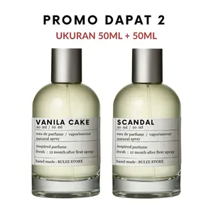 Promo Dapat 2 50ML Parfum Scandalous Scandalove Vanila Cake Parfum Pria Wanita 50ML