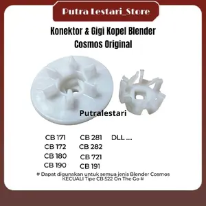 Konektor & Gigi Kopel Blender Cosmos Original (Semua Type Blender Cosmos KECUALI TYPE CB 522 ON THE GO)