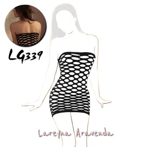 Lingerie Body Stocking Seksi Fit M/L/XL/XXL Model Kemben Beehive Queen LG339