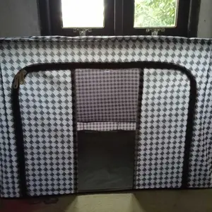 100L harga murah storage box  besar  kotak penyimpanan baju  Bisa dilipat box baju tempat penyimpanan Serbaguna Rumah organizer tempat  pakaian