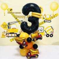 Gambar DINOSO Balon Set Simple Kendaraan 28pcs Balon Paket Dekorasi Kendaraan Kontruksi Penggali Derkoasi Ulang Tahun Anak - 28pcs Set Kendaraan Simple, ANGKA 1 dari DINOSO INDONESIA Kota Administrasi Jakarta Barat 4 Tokopedia