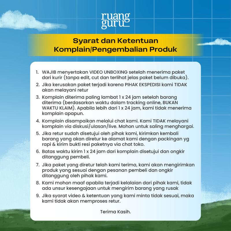 Kitab UTBK-SNBT Ruangguru Edisi Persiapan Ujian Tahun 2025 (BUNDLING HEMAT TPS & TL) 3