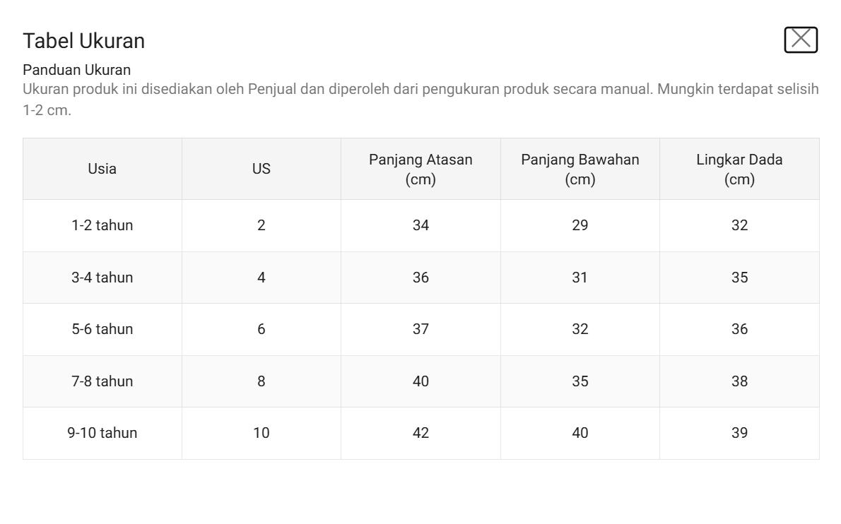 Gerai Afterglow Setelan Anak Perempuan Korean Style Rompi Rok Bahan Japanline Nyaman 1-11 Tahun Size 2-6