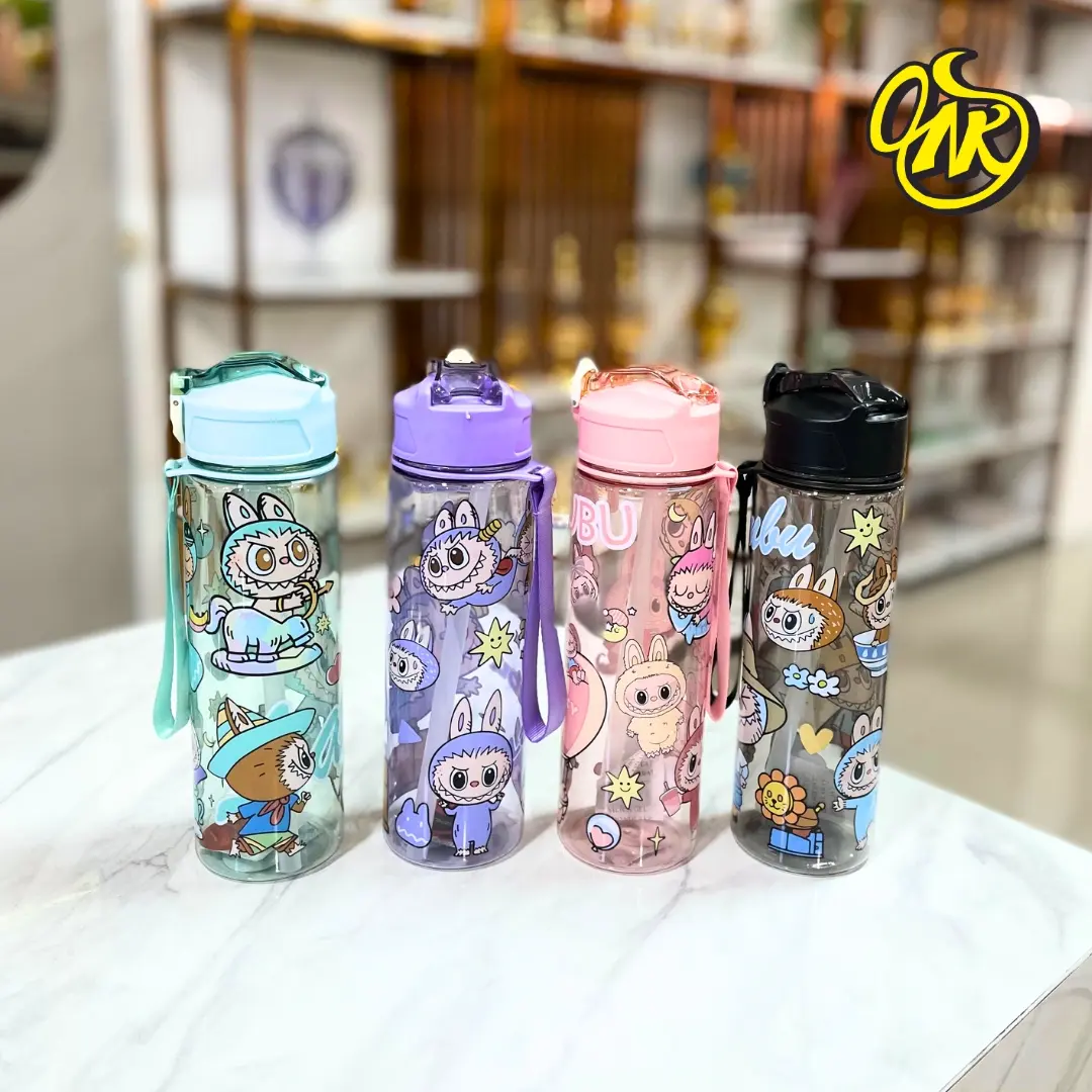 Botol Minum Labubu 800 ml Botol Minum Karakter Labubu