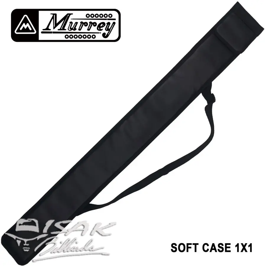 Billiard Murrey Cue Case 1B1S - Soft Vinyl Billiard Case - Tas Stik Biliar